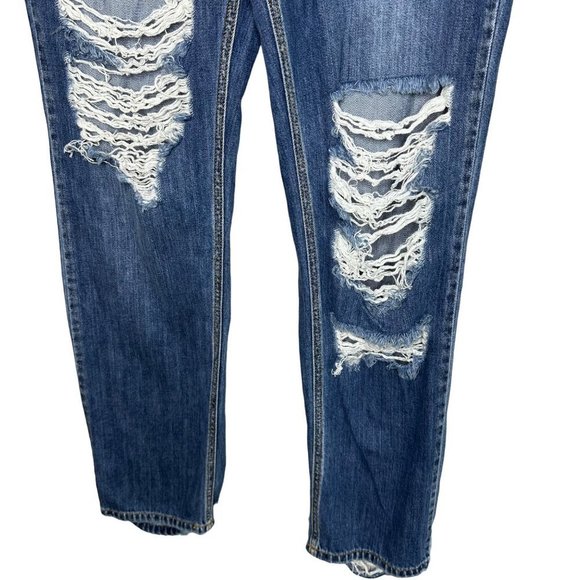 Cello Jeans Cello High Rise 9s Boyfriend Jeans Distressed Destroyed